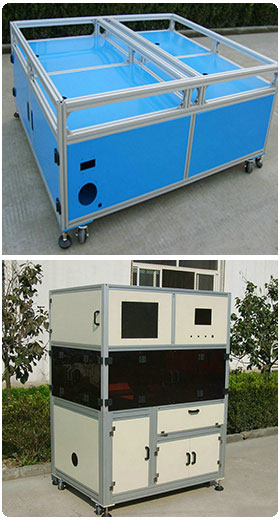 鋁型材機架設(shè)備